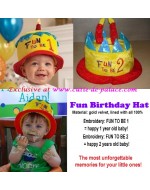 Fun Birthday Hat for 1 year & 2 years old Baby